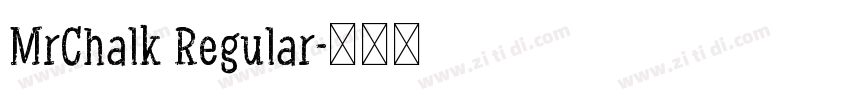 MrChalk Regular字体转换